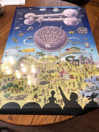 Mystery Science Theater 3000 Mst3k Rare Oop Kickstarter Poster
