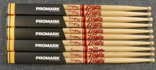Rob Zombie Ginger Fish Signature Tour Drumsticks (5 Pairs)