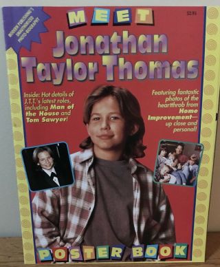 Vintage Meet Jonathan Taylor Thomas Poster Book Photo - Biography Home Improvement