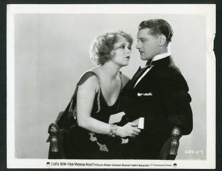 Clara Bow,  Ralph Forbes Vtg 1930 Paramount Photo " Her Wedding Night "