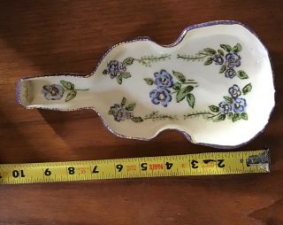 Vintage Handmade Guitar Dish Signed Dorothy Hale.  Beautifully Crafted.