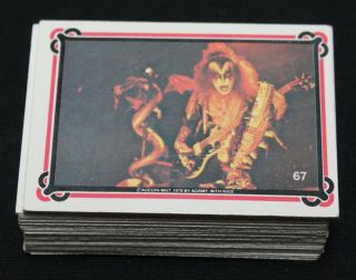 Kiss Donruss 2nd Series Cards 1978 Full Set