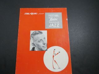 = 1954 Stan Kenton :Festival of Modern Jazz Tour Program - Charlie Parker - more 2