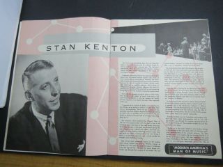 = 1954 Stan Kenton :Festival of Modern Jazz Tour Program - Charlie Parker - more 6