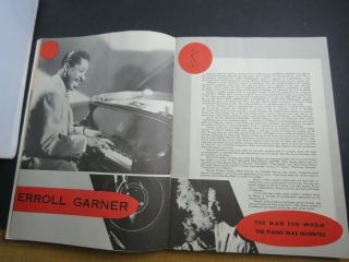 = 1954 Stan Kenton :Festival of Modern Jazz Tour Program - Charlie Parker - more 7
