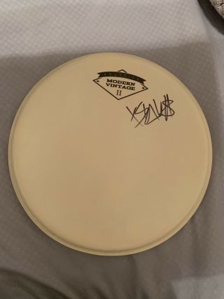 Blink 182 Travis Barker Signed Autograph Drum Head Drumhead