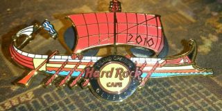 Hard Rock Cafe Glyfada Grand Opening G.  O Ancient Warrior Ship 2010 Pin