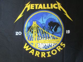Metallica Warriors Shirt San Francisco Symphony Concert S&m 9/6/19 Chase Center