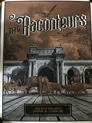 The Raconteurs Columbus Poster 9/13/19