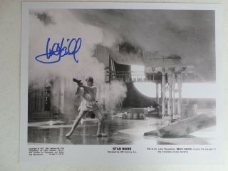 Mark Hamill Signed Star Wars 20th Century Fox Official Photograph With