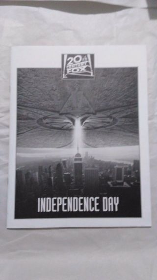 Independence Day Press Kit With Book And 2 Stills