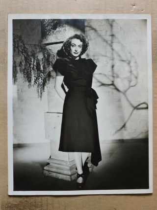 Joan Crawford Dw Glamour Fashion Portrait Photo By Bert Six 1940 