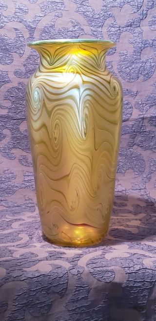 Vintage Rare Orient And Flume Vase