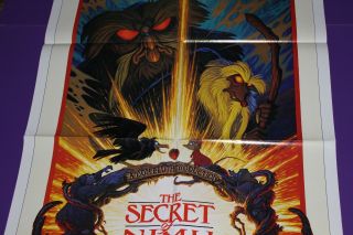 THE SECRET OF NIMH MOVIE POSTER ONE SHEET DON BLUTH 3