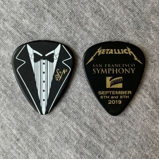 Metallica 2019 San Francisco Symphony S&m2 Suit & Tie Custom Guitar Pick