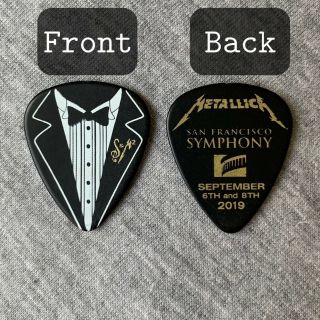 METALLICA 2019 San Francisco Symphony S&M2 Suit & Tie Custom Guitar Pick 4