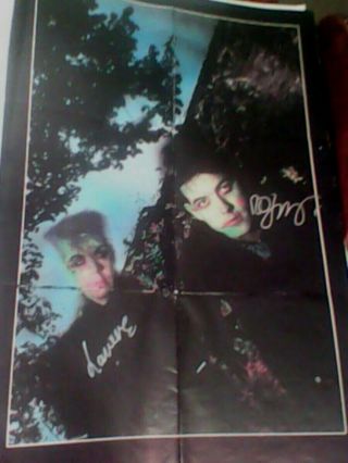 The Cure Walk 45 Ps Poster Signed Robert Smith Laurence Tolhurst In Person Proof