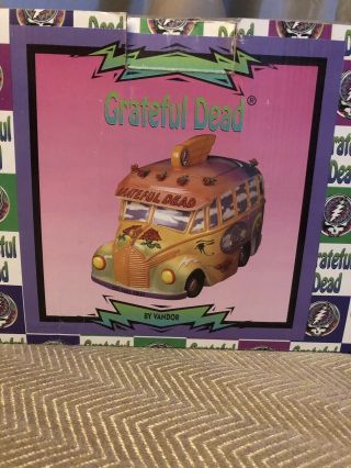 Grateful Dead Bus Cookie Jar With Repairs 5047