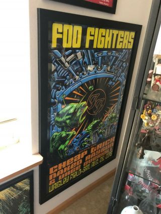 Taz Foo Fighters Wrigley Field Poster 2015