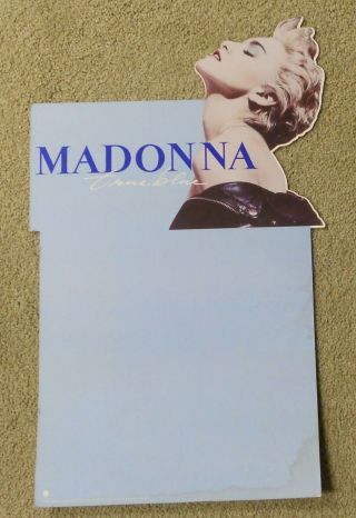 Madonna True Blue Rare Cardboard Display Stand - Up Store