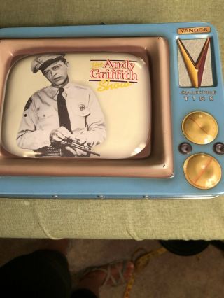 Andy Griffith Show Collectible Metal Tin/lunchbox.  By Vandor.