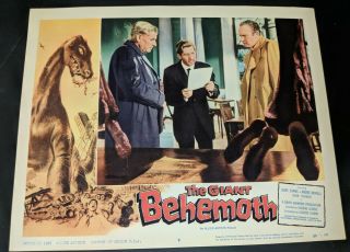 The Giant Behemoth 1959 Horror Movie Lobby Card No.  5 Very Fine