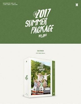 Bts Summer Package 2017  (dvd,  Photobook,  Fan And Stickers)