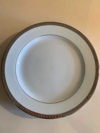 Bernardaud Athena Platinum Salad Plates.  Set of Four.  Perfect. 4
