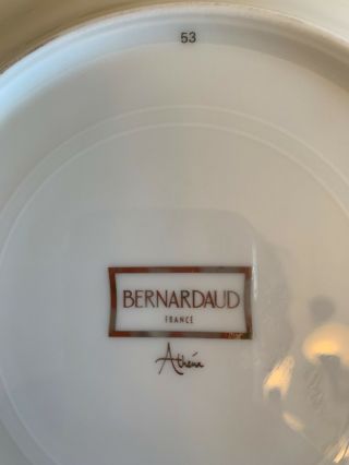 Bernardaud Athena Platinum Salad Plates.  Set of Four.  Perfect. 5