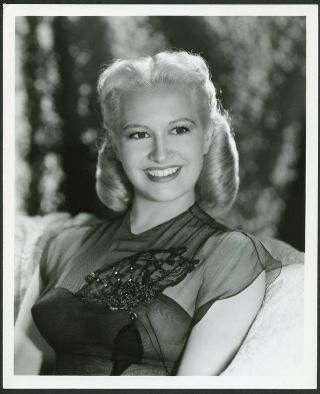 Marilyn Maxwell Vintage 1944 Clarence Bull Stamp Mgm Portrait Photo