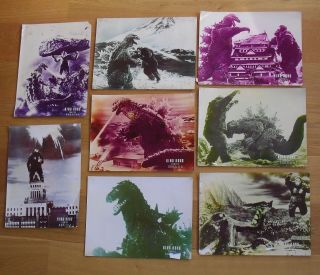 King Kong Vs.  Godzilla Ishiro Honda Sci - Fi 8original French Lobby Cards R70s