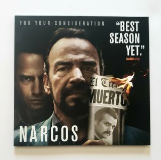 Narcos Netflix 2018 Dvd Drama Series Show Emmy Fyc Screener