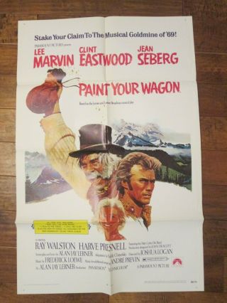 Paint Your Wagon - 1969 1sheet Movie Poster - Marvin - Clint Eastwood
