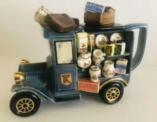 Limited Addition Paul Cardew Ceramic Old Country Kirvans Tea Van Teapot
