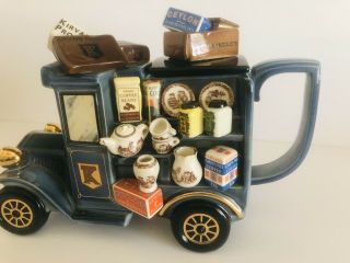Limited Addition Paul Cardew Ceramic Old Country Kirvans Tea Van Teapot 3