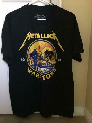 Metallica Warriors Large T - Shirt San Francisco Symphony S&m2 Chase Center 9/6