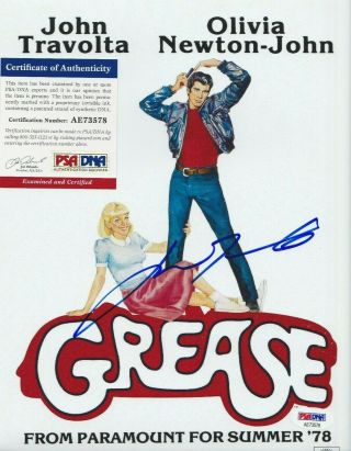 John Travolta Autographed Signed 8x10 Photo - Psa/dna - Grease
