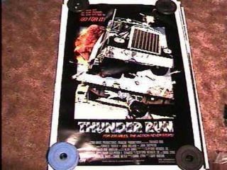 Thunder Run Rolled 27x41 Movie Poster Trucker