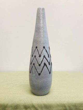 Vintage Mcm Bitossi Aldo Londi Vase Signed Italy Pottery 1950s Hand Made Cool