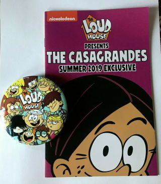 Sdcc 2019 Nickelodeon Loud House Casagrandes Book And Button