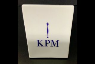 Small Kpm Porcelain Name Plaque