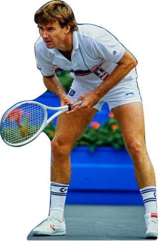 Jimmy Connors - Tennis Giant - 70 " Tall - Life Size Cardboard Cutout Standup Standee