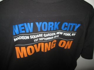 The Who Moving On Official T - Shirt Madison Square Garden Pete Townshend Xl