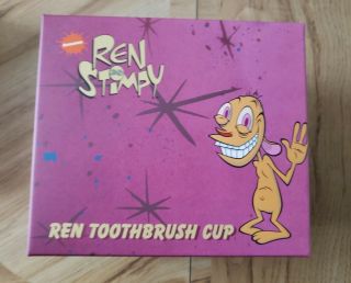 2019 Nick Box Halloween Ren & Stimpy Ren Toothbrush Holder.  Culture Fly