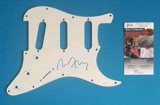 Bryan Ferry - Roxy Music Signed Fender Strat Guitar Pickguard With Jsa Psa