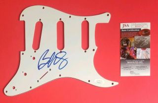 Brad Paisley Signed Fender Strat Guitar Pickguard Certified With Jsa Psa