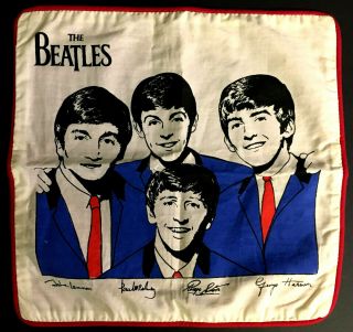 The Beatles John Lennon Paul Mccartney George Harrison Ringo Starr Pillow Case