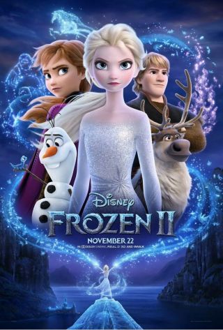 Frozen 2 2019 D/s Movie Poster 27x40