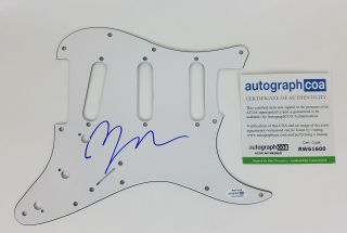 Rob Zombie Autographed Signed Guitar Pickguard Acoa Witness Itp