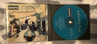 Oasis - Definitely Maybe Signed Album - Noel Gallagher Liam Gallagher Autographs